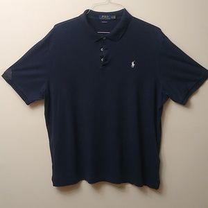 Polo Ralph Lauren Men's Navy S/S Polo, XL